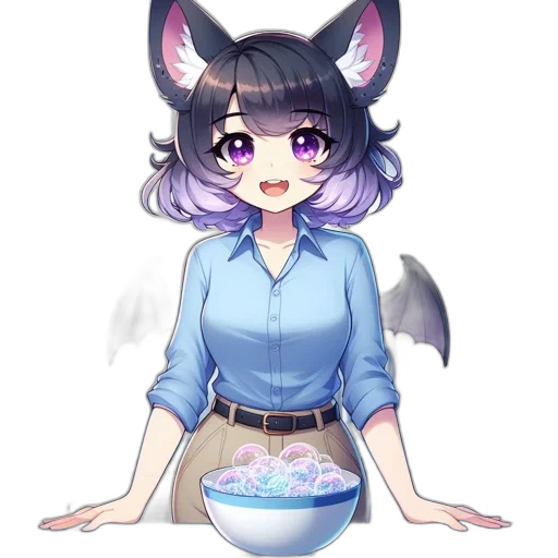staff, creature, food, anime transparent PNG cut-out