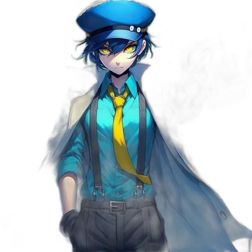 staff, jacket, hat, mask transparent PNG cut-out
