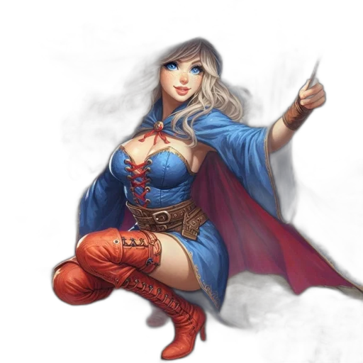 staff, dress, fantasy art, concept art transparent PNG cut-out