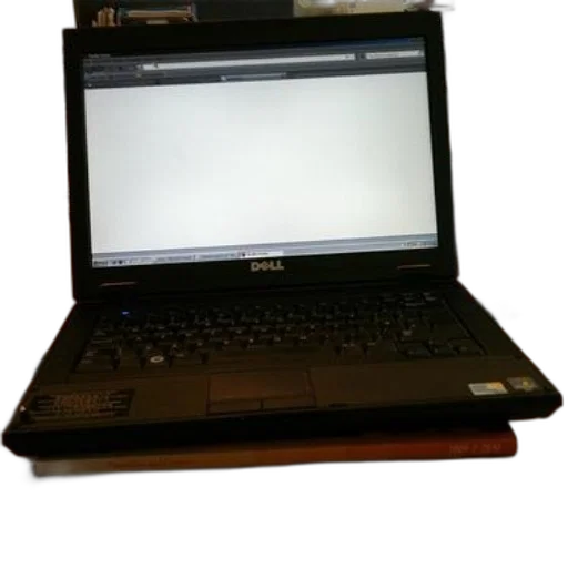staff, dell, laptop, open transparent PNG cut-out