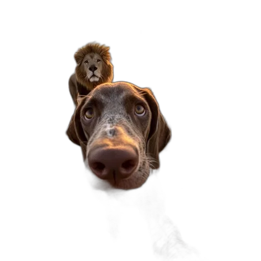 staff, animal, face, creature transparent PNG cut-out