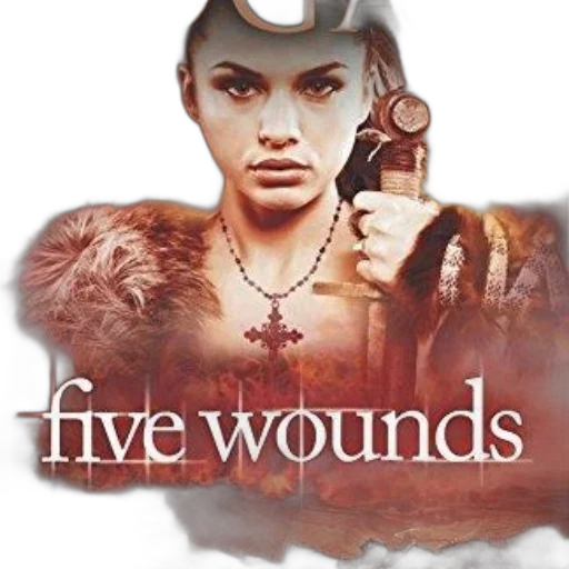 five, wounds, book, cover transparent PNG cut-out