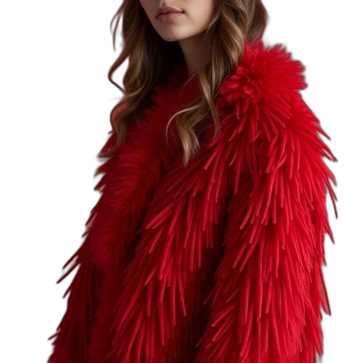 jacket, dress, hair, hat transparent PNG cut-out