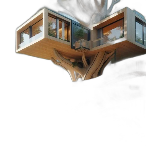 building, furniture, concept art, 3d render transparent PNG cut-out