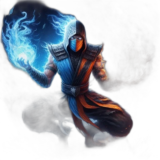 staff, dragon, sword, fantasy art transparent PNG cut-out