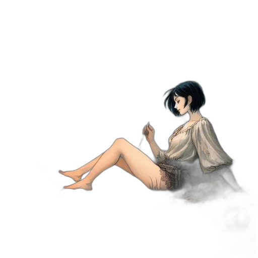 dress, jewelry, staff, shoes transparent PNG cut-out