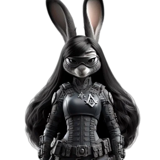 mask, animal, concept art, comic book art transparent PNG cut-out