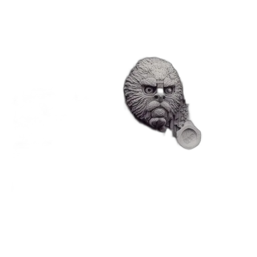 mask, face, hair, creature transparent PNG cut-out