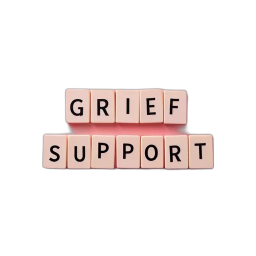 words, grief, support, family transparent PNG cut-out