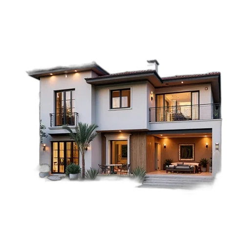 building, furniture, 3d render, photorealistic transparent PNG cut-out
