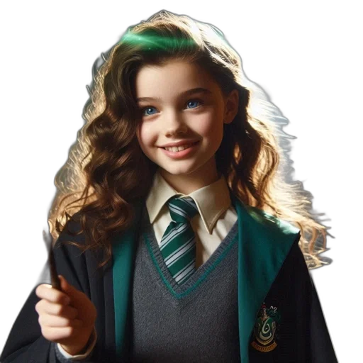 hair, jacket, staff, crown transparent PNG cut-out