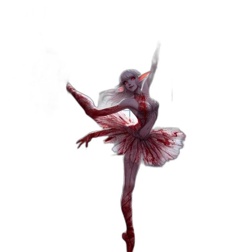 dress, creature, staff, mask transparent PNG cut-out