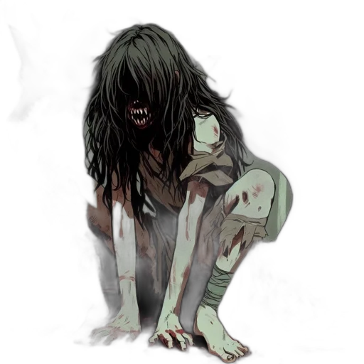 creature, mask, face, hair transparent PNG cut-out