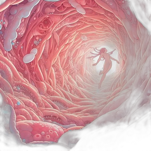 concept art, underwater, outer space, surreal transparent PNG cut-out