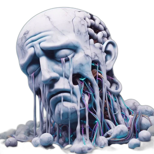 robot, face, mask, creature transparent PNG cut-out