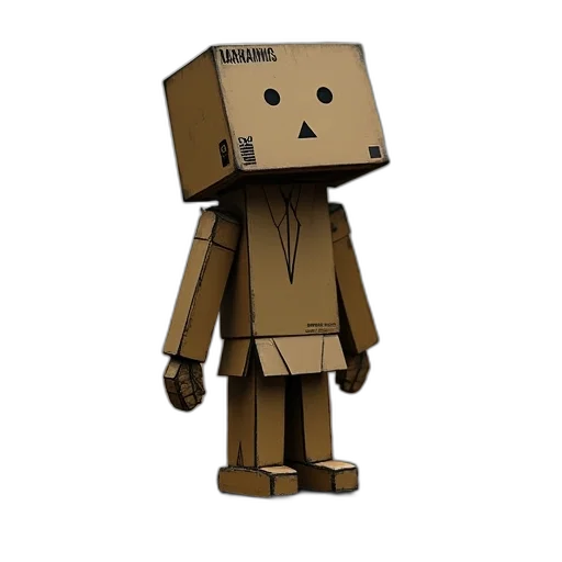 robot, jacket, staff, mask transparent PNG cut-out