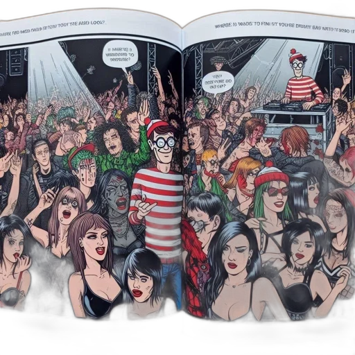 hat, mask, comic book art, concept art transparent PNG cut-out