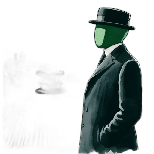 mask, robot, hat, staff transparent PNG cut-out