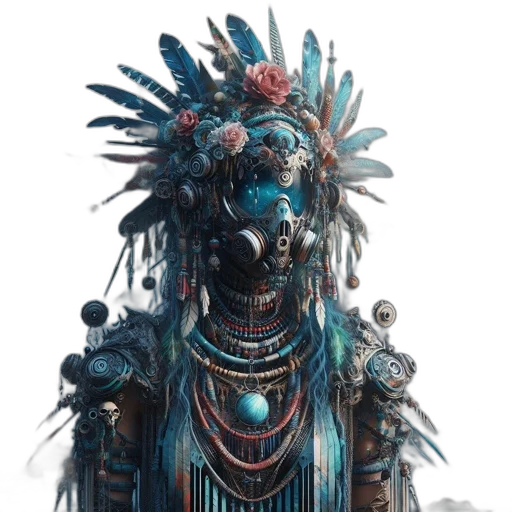 mask, robot, jewelry, face transparent PNG cut-out