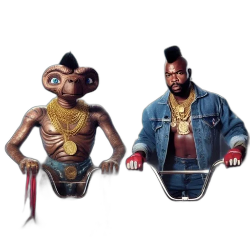 concept art, 3d render, outer space, parody transparent PNG cut-out