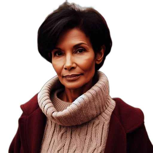 jacket, face, staff, jewelry transparent PNG cut-out