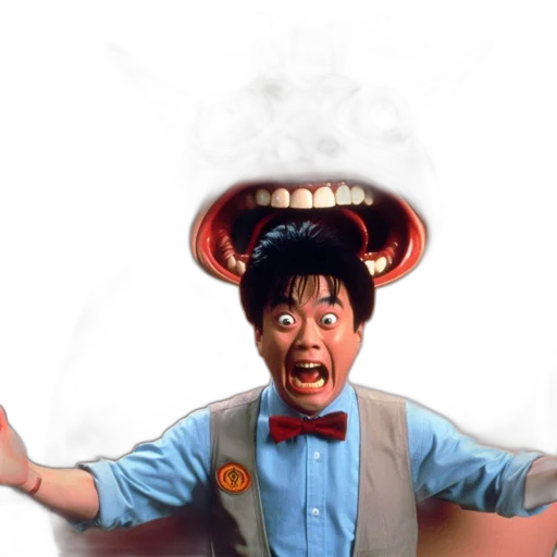 hat, creature, face, staff transparent PNG cut-out