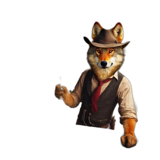 animal, staff, hat, mask transparent PNG cut-out