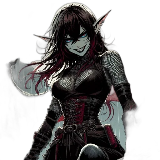 fantasy art, comic book art, concept art, pixel art transparent PNG cut-out