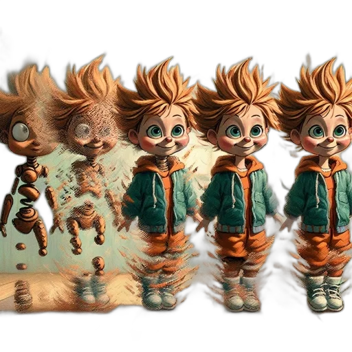 3d render, concept art, fantasy art, earth tones transparent PNG cut-out