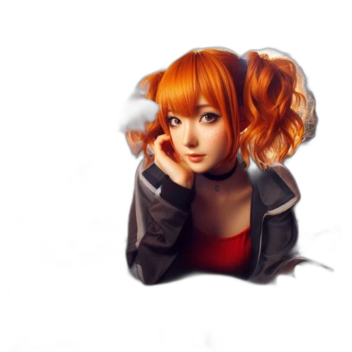 face, jacket, photorealistic, fantasy art transparent PNG cut-out