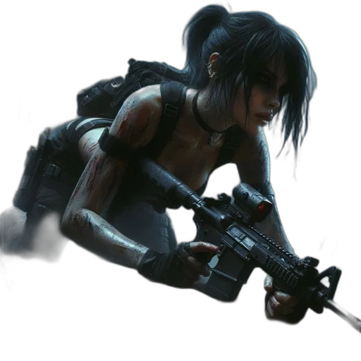 weapon, staff, robot, concept art transparent PNG cut-out