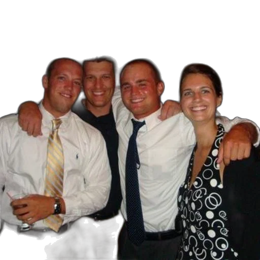 staff, four, people, pose transparent PNG cut-out