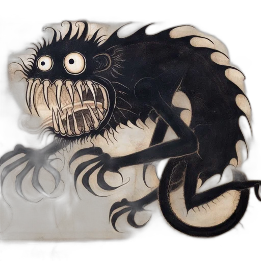 creature, mask, dragon, animal transparent PNG cut-out