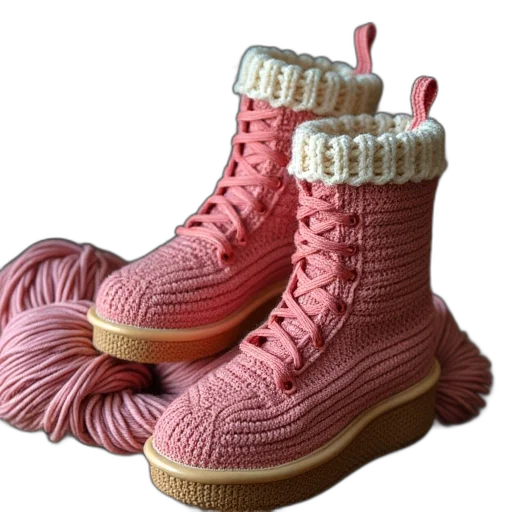 shoes, 3d render, vaporwave, crochet transparent PNG cut-out