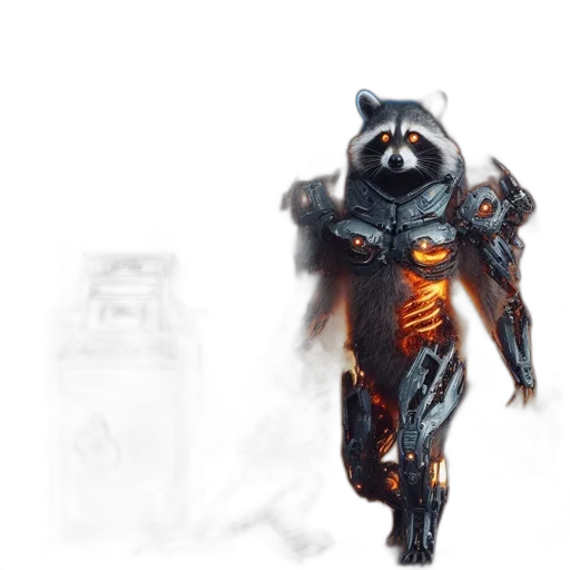 robot, creature, weapon, mask transparent PNG cut-out