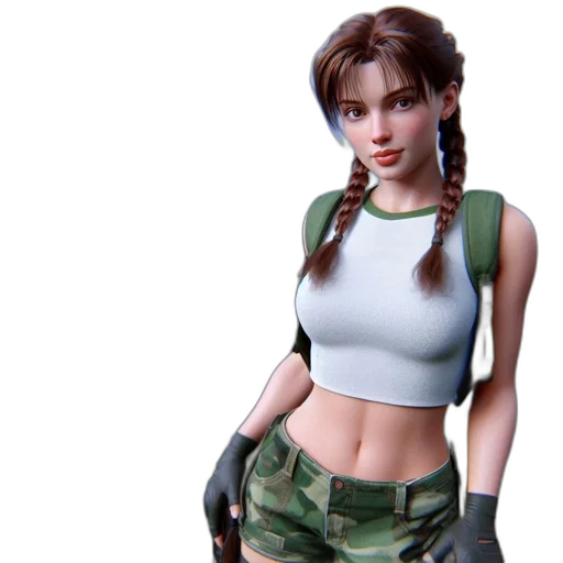 3d render, concept art, pixel art, fantasy art transparent PNG cut-out