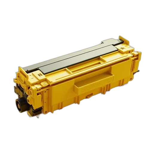compatible, yellow, toner, cartridge transparent PNG cut-out