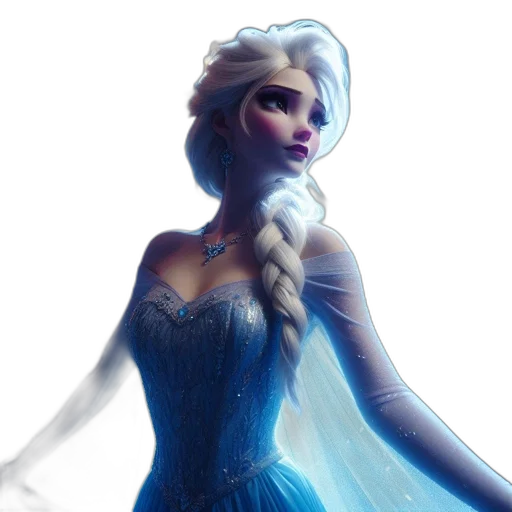 dress, concept art, 3d render, fantasy art transparent PNG cut-out