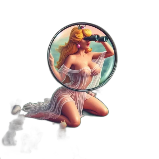 dress, staff, jewelry, weapon transparent PNG cut-out
