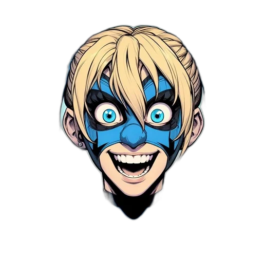 mask, face, creature, cartoon transparent PNG cut-out