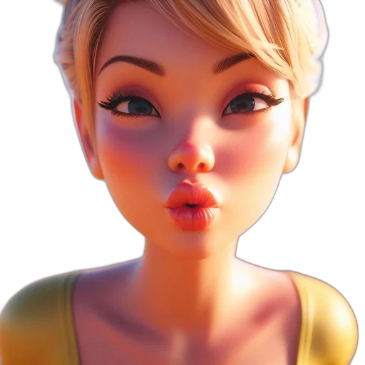 face, staff, 3d render, photorealistic transparent PNG cut-out