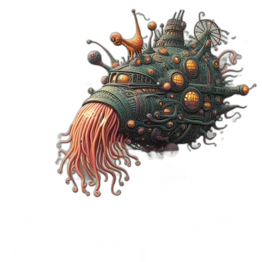 crown, creature, hat, hair transparent PNG cut-out
