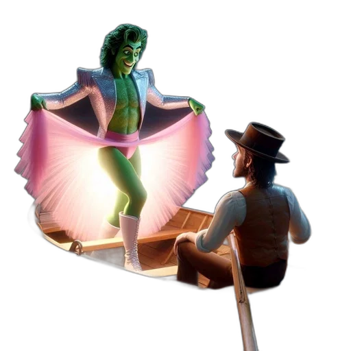 umbrella, furniture, creature, concept art transparent PNG cut-out
