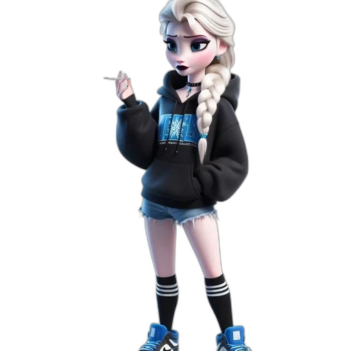 jacket, staff, 3d render, cartoon transparent PNG cut-out