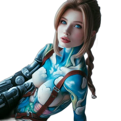 robot, face, staff, weapon transparent PNG cut-out
