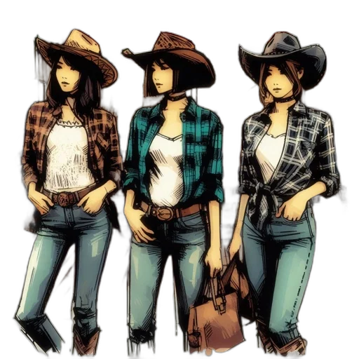 comic book art, concept art, cartoon, fantasy art transparent PNG cut-out