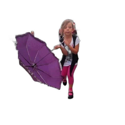 umbrella, jacket, dress, creature transparent PNG cut-out