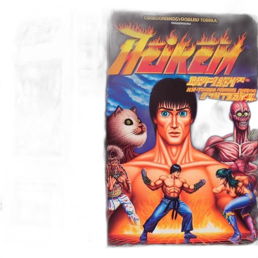 comic book art, concept art, outer space, tekken transparent PNG cut-out