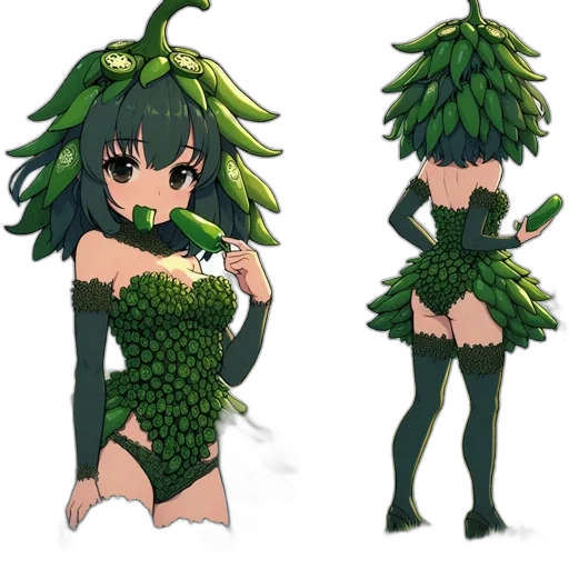 concept art, pixel art, anime, fantasy art transparent PNG cut-out