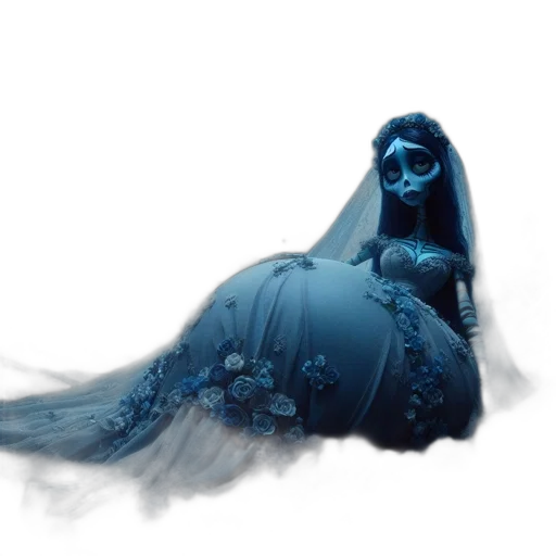dress, crown, creature, mask transparent PNG cut-out